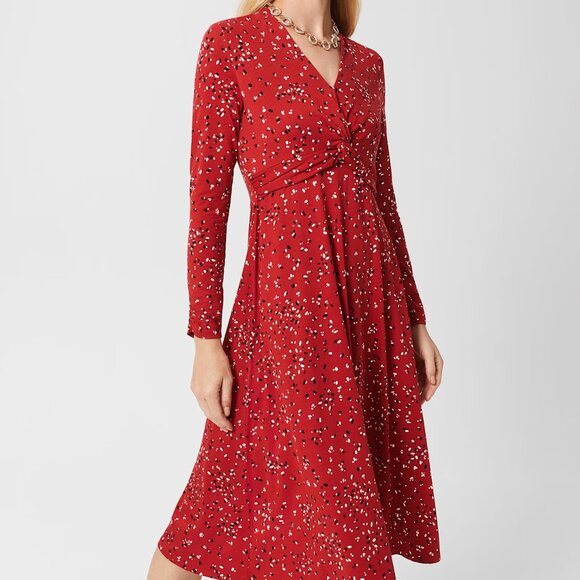 HOBBS of London Anoushka Jersey Dress, US Size 6 - Picture 1 of 8